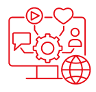 Social Media Management Icon